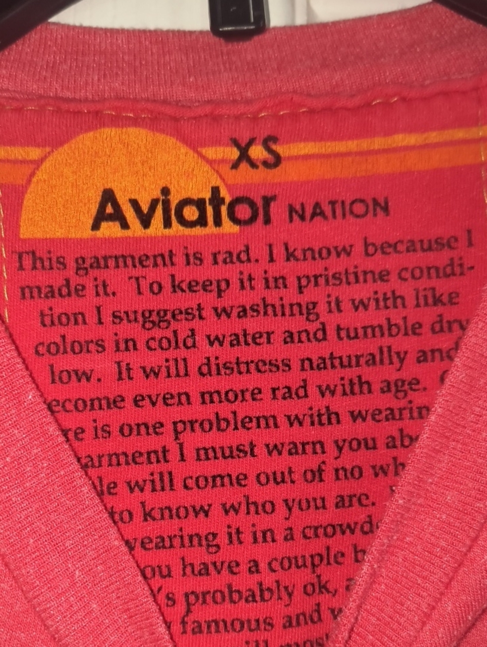 Aviator Nation Signature Boyfriend Tee Size XS - Picture 5 of 5